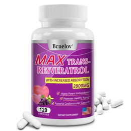 Bcuelov Trans-Resveratrol 2800 mg Kapseln 120 Stück – Bild 1 von 4