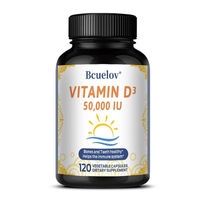 Produktbild von Bcuelov Vitamin D3 50.000 IU Kapseln 120 Stück