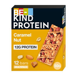 BE-KIND Proteinriegel Karamell Nuss glutenfrei ohne Zusatzstoffe 12 x 50g – Bild 1 von 5