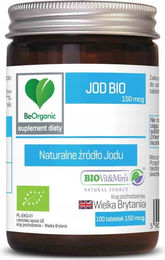 BE ORGANIC Jod aus Braunalgen 150 mcg Bio Tabletten 100 Stück – Bild 1 von 2