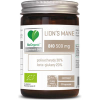 Produktbild von BE ORGANIC Lion's Mane Pilz Extrakt 500 mg Bio Kapseln 50 Stück