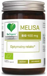 BE ORGANIC Zitronenmelissenextrakt Bio 400 mg 100 Tabletten – Bild 1 von 1