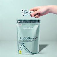 Produktbild von be tanics GlucoBerry Blutzucker Balance mit Reducose Sticks vegan und glutenfrei 28 Stück