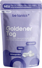 be tanics Goldener Tag Zink Biotin Selen Kombi Kapseln vegan glutenfrei 180 Stück – Bild 1 von 6