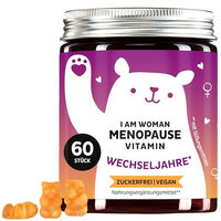 Produktbild von Bears with Benefits I am Woman Menopause Multivitamin Gummis für Frauen mit Zink, Biotin und Selen, vegan und zuckerfrei, 60 Stück