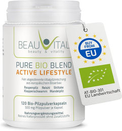 BEAUVITAL Active Lifestyle Bio Vitalpilze Kapseln mit Cordyceps, Reishi, Shiitake, Maitake und Agaricus – Bild 1 von 1
