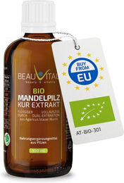 BEAUVITAL Bio Agaricus ABM Kurextrakt Flüssiger Vollauszug Bio Vegan – Bild 1 von 2