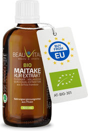 BEAUVITAL Bio Maitake Kurextrakt Flüssiger Vollauszug Bio Vegan – Bild 1 von 2