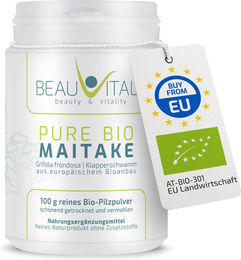 BEAUVITAL Bio Maitake Pulver Klapperschwamm Grifola frondosa aus EU-Anbau – Bild 1 von 1