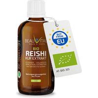 Produktbild von BEAUVITAL Bio Reishi Extrakt Flüssiger Vollauszug Vegan
