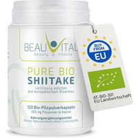 Produktbild von BEAUVITAL Bio Shiitake Kapseln Lentinula edodes 120 Stück