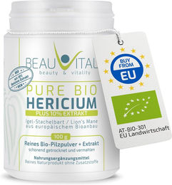 BEAUVITAL Pure Bio Hericium Pulver mit 10% Lions Mane Extrakt – Bild 1 von 2