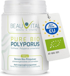 BEAUVITAL Pure Bio Polyporus umbellatus Pulver Bio ohne Zusatzstoffe glutenfrei laktosefrei – Bild 1 von 2