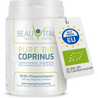 Produktbild von BEAUVITAL Pure Bio Schopftintling Kapseln Coprinus comatus Bio 120 Stück