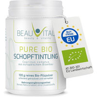 Produktbild von BEAUVITAL Pure Bio Schopftintling Pulver Coprinus comatus aus EU-Anbau