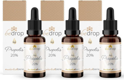 bedrop Bio Propolis Extrakt Tinktur 20% 3er Set 90 ml – Bild 1 von 7