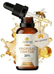bedrop Bio Propolis Tropfen 20% Tinktur ohne Zusatzstoffe 30 ml – Bild 1 von 9