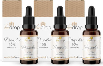 bedrop Propolis Tinktur 3er Set alkoholfreie Bio Tropfen ohne Zusatzstoffe – Bild 1 von 7