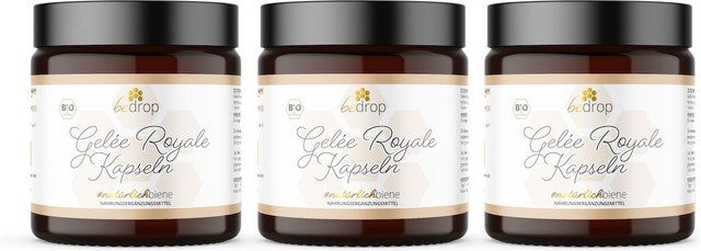 bedrop Vorteilsset Bio Gelée Royale Kapseln 3er Set – Bild 1 von 4