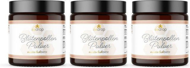 bedrop Vorteilsset Blütenpollenpulver 3er Set – Bild 1 von 4