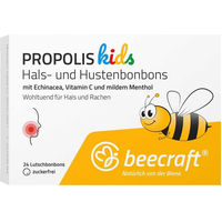 Produktbild von Beecraft Kids Propolis Hals- und Husten-Lutschtabletten