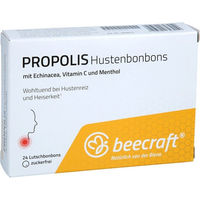 Produktbild von Beecraft Propolis Hustenbonbons zuckerfrei 24 Stück