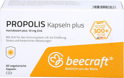 Beecraft Propolis Kapseln Plus hochdosiert 60 Tabletten – Bild 1 von 1