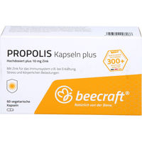 Produktbild von Beecraft Propolis Kapseln Plus hochdosiert 60 Tabletten