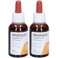 Produktbild von Beecraft Propolis Tropfen 55% mit Echinacea und Vitamin C aus Acerola und Hagebutte alkoholfrei 30 ml