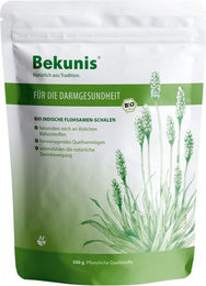 Bekunis Bio Indische Flohsamenschalen Pulver vegan glutenfrei 500 g – Bild 1 von 1