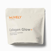 Produktbild von beLIVELY Collagen Glow+ Kollagen Pulver aus Rind 450g glutenfrei zuckerfrei ohne Zusatzstoffe