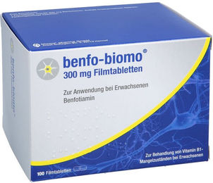 Benfo-biomo 300 mg Filmtabletten für Erwachsene, Schwangere und Stillende, 100 Stück – Bild 1 von 3