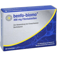 Produktbild von Benfo-biomo 300 mg Filmtabletten für Erwachsene, Schwangere und Stillende, 30 Stück