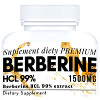 Produktbild von Berberin HCL 99% 1500 mg von ULTRASOFT GROUP – Vegan und ohne Zusatzstoffe – 100 Kapseln