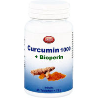 Produktbild von Berco Curcumin 1000 mit Bioperin Tabletten 60 Stück