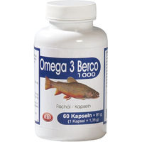 Produktbild von Berco Omega 3 1000 mg Kapseln 60 Stück