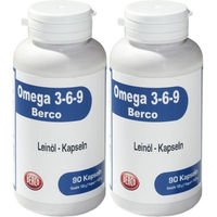 Produktbild von Berco Omega 3-6-9 Kapseln mit Leinöl