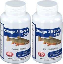 Berco Omega-3 Kapseln 1.000 mg 60 Stück – Bild 1 von 1