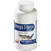 Produktbild von Berco Omega-3 Kapseln 250 mg 150 Stück
