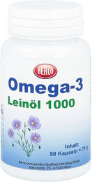 Berco Omega 3 Leinöl Kapseln 1000 Stück – Bild 1 von 1