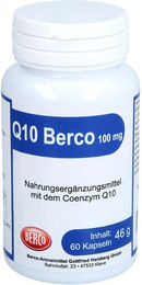 Berco Q10 Ubiquinon 100 mg Kapseln 60 Stück – Bild 1 von 1