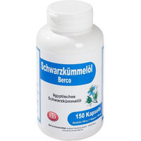 Produktbild von Berco Schwarzkümmelöl Kapseln 150 Stück vegan