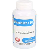 Produktbild von Berco Vitamin K2 + D3 Kapseln 120 Stück