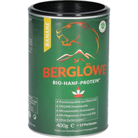 Produktbild von Berglöwe Bio Hanfprotein Pulver Banane vegan