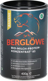 Berglöwe Bio Milch-Protein-Konzentrat 85 Banane Pulver ohne Zusatzstoffe – Bild 1 von 2