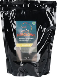 BERGLÖWE Bio Milch-Protein-Konzentrat 85 Vanille Pulver – Bild 1 von 2