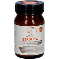 Produktbild von Berglöwe Calcium und Magnesium Pulver ohne Zusatzstoffe für Erwachsene, Sportler sowie Schwangere und Stillende
