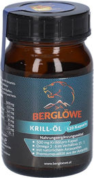 Berglöwe Krill-Öl Omega-3 Kapseln 120 Stück laktosefrei glutenfrei zuckerfrei ohne Zusatzstoffe – Bild 1 von 2