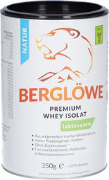 Berglöwe Premium Whey Protein Isolat Pulver Neutral zuckerfrei 350 g – Bild 1 von 1