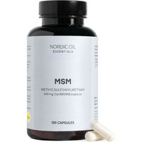 Produktbild von Bergstrom Nutrition MSM Kapseln vegan glutenfrei ohne Zusatzstoffe
